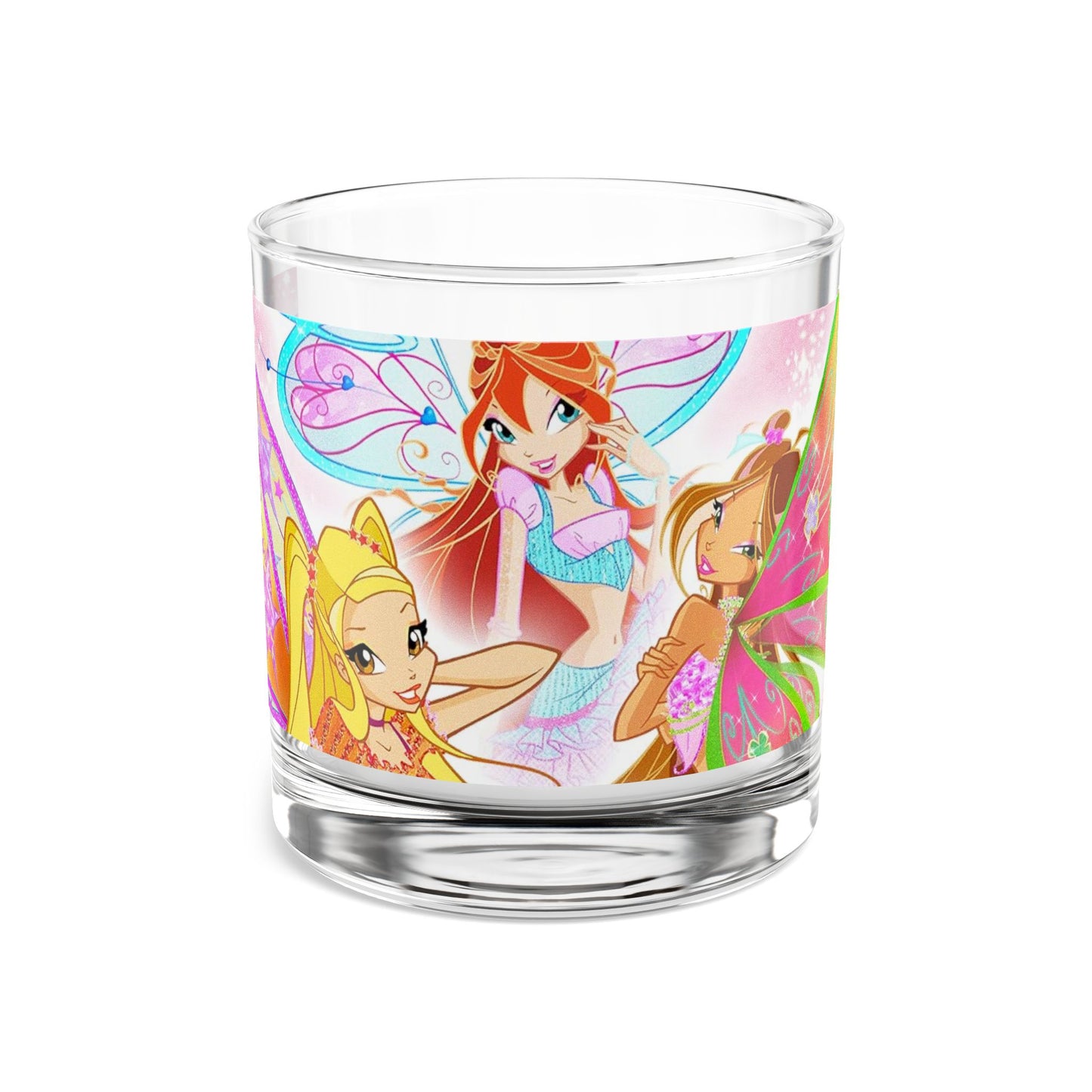 Winx Club Fairy Rocks Glass – 10oz Colorful Magical Girl Drinkware