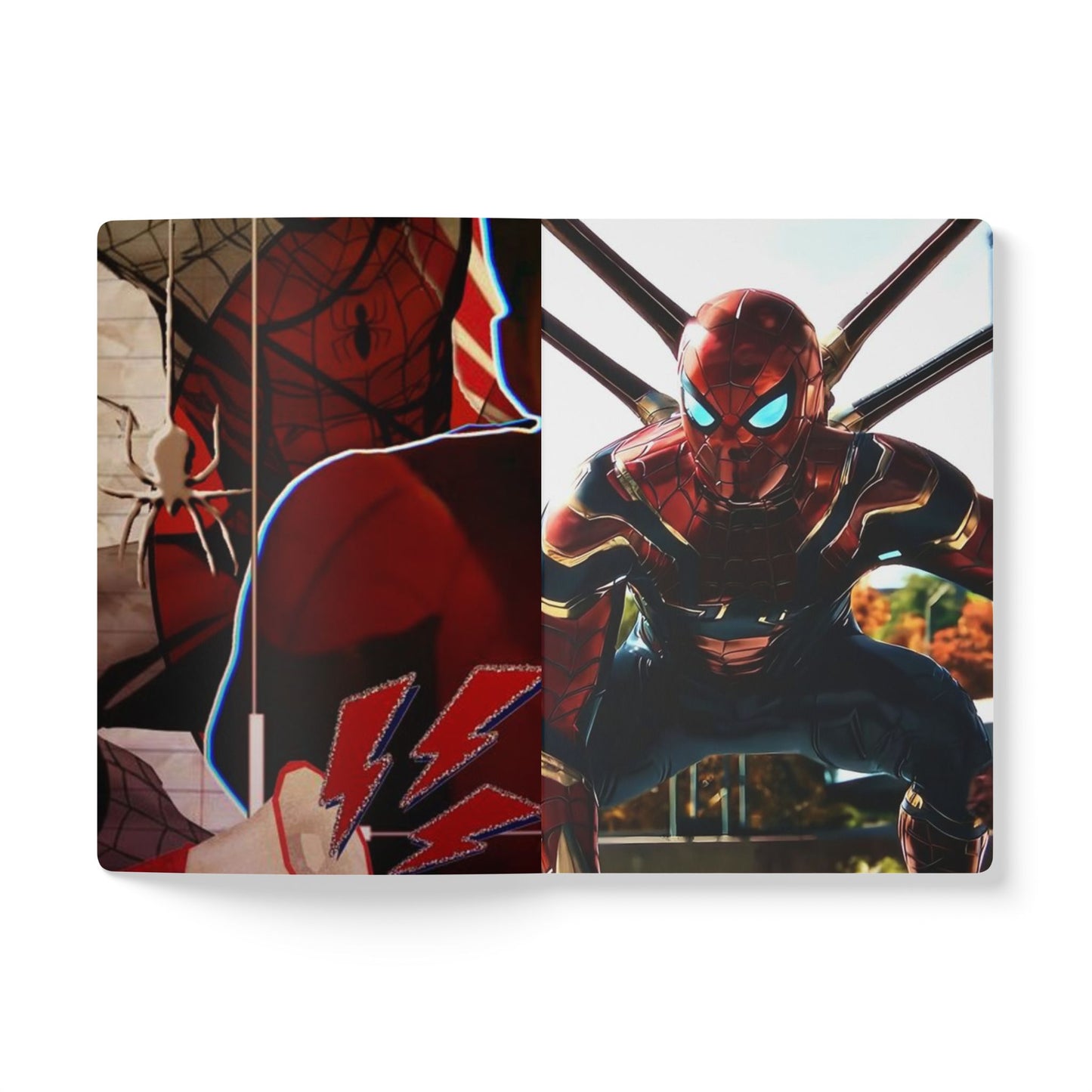 Spider-Man Tom Holland Softcover Journal — Retro Polaroid Photo Notebook