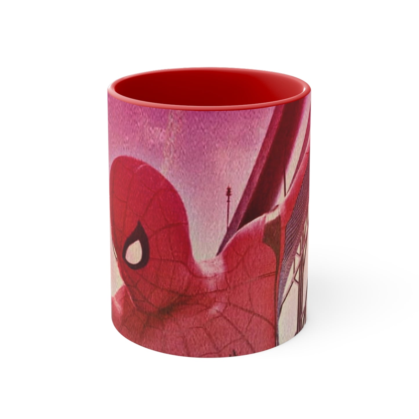 Red Accent 11oz Comic Hero Mug